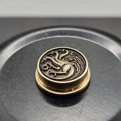 LASER ENGRAVED BMM G.O.T. TARGARYEN LOGO BUTTON