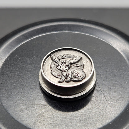 LASER ENGRAVED BRASS BMM POKEMON DESIGNS BUTTON