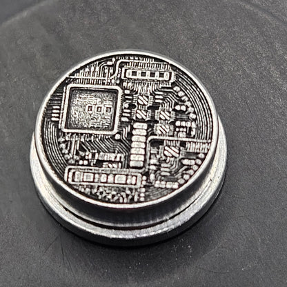 LASER ENGRAVED ALUMINUM BMM BUTTON