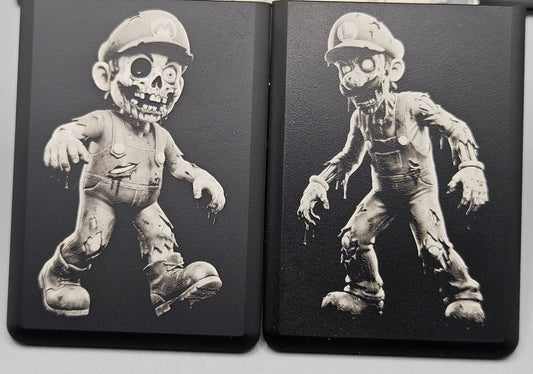 LASER ENGRAVED ORION V2 PANELS ZOMBIE MARIO AND LUIGI DESIGN