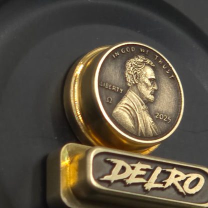 LASER ENGRAVED DELRO D60E BUTTON SET PENNY DESIGN