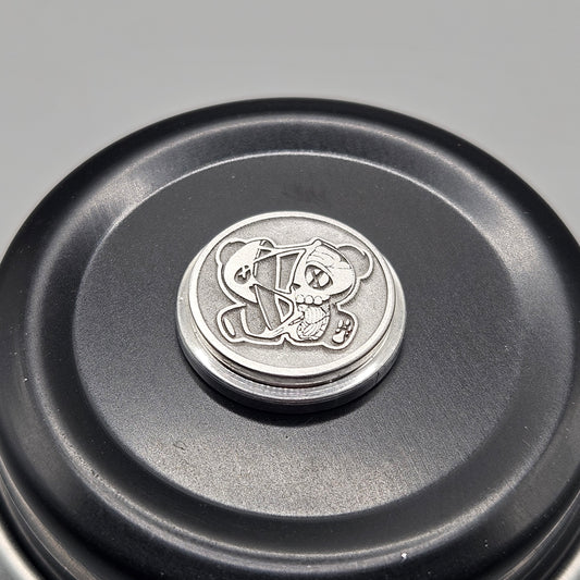 LASER ENGRAVED BILLET BOX BUTTON 3D WICKD RIPPED ANOTOMY