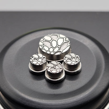 LASER ENGRAVED BMM BUTTON KRYPTEK PATTERN FULL SET