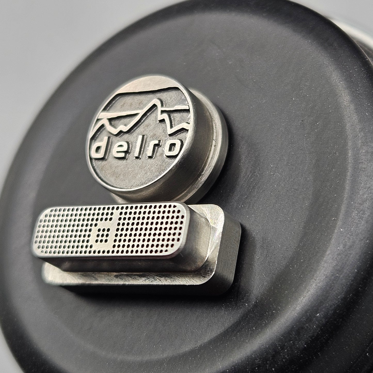 LASER ENGRAVED DELRO D60E BUTTON SET DELRO MOUNTAIN DESIGN