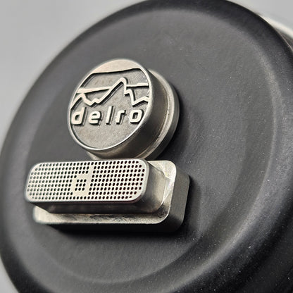 LASER ENGRAVED DELRO D60E BUTTON SET DELRO MOUNTAIN DESIGN