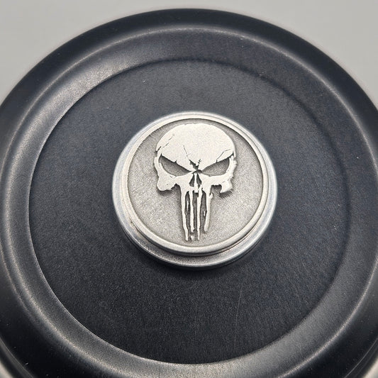 LASER ENGRAVED BILLET BOX BUTTON 3D PUNISHER
