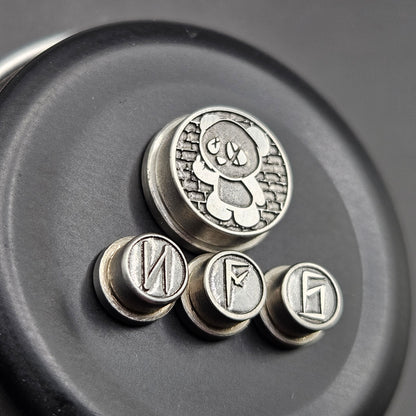 LASER ENGRAVED BMM BUTTON WICK'D NFG PATTERN (FULL SET)