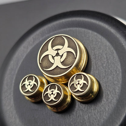 LASER ENGRAVED BMM BUTTON BIO HAZARD DESIGN (FULL SET)