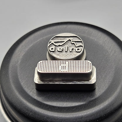 LASER ENGRAVED DELRO D60E BUTTON SET DELRO MOUNTAIN DESIGN