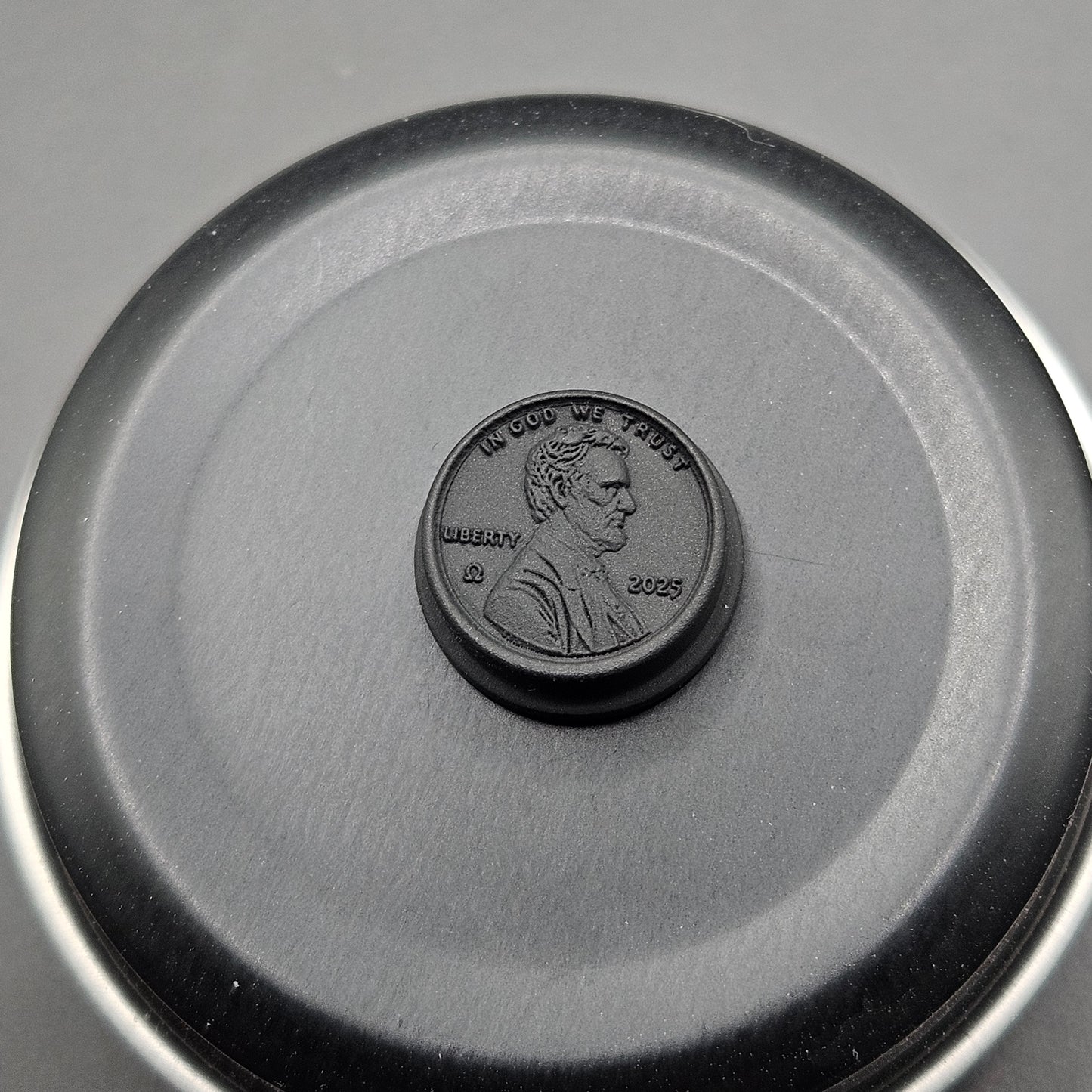 LASER ENGRAVED BMM PENNY BUTTON