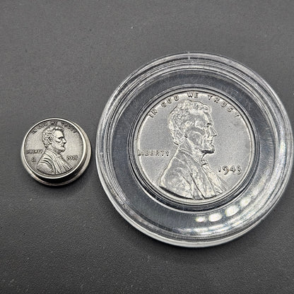 LASER ENGRAVED BMM PENNY BUTTON