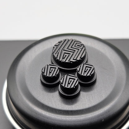 LASER ENGRAVED BMM BUTTON MAZE PATTERN FULL SET