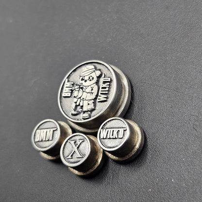 LASER ENGRAVED BMM BUTTON WICK'D/BMM DESIGN