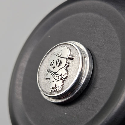 LASER ENGRAVED BILLET BOX BUTTON 3D WICKD BOY
