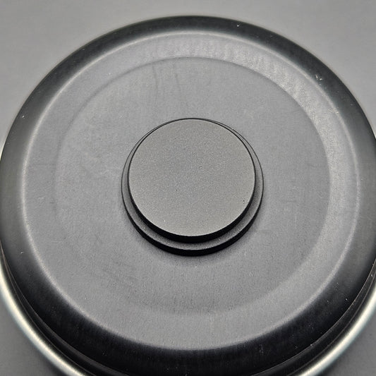 CERAKOTED BILLET BOX BUTTON GRAPHITE BLACK