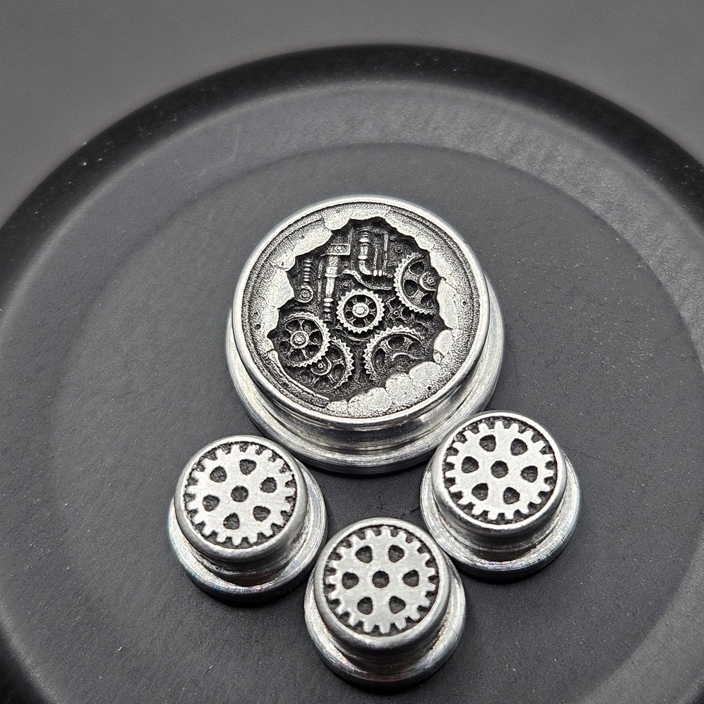 LASER ENGRAVED BMM BUTTON STEAMPUNK PATTERN (FULL SET)