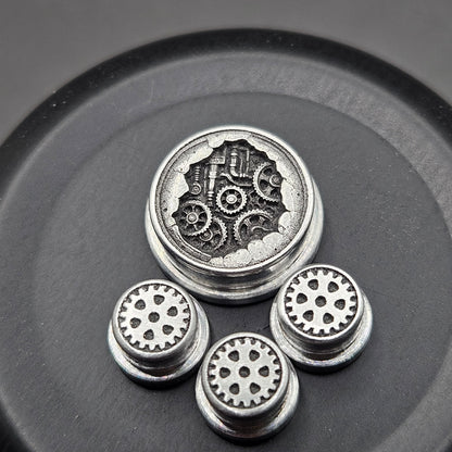 LASER ENGRAVED BMM BUTTON STEAMPUNK PATTERN (FULL SET)