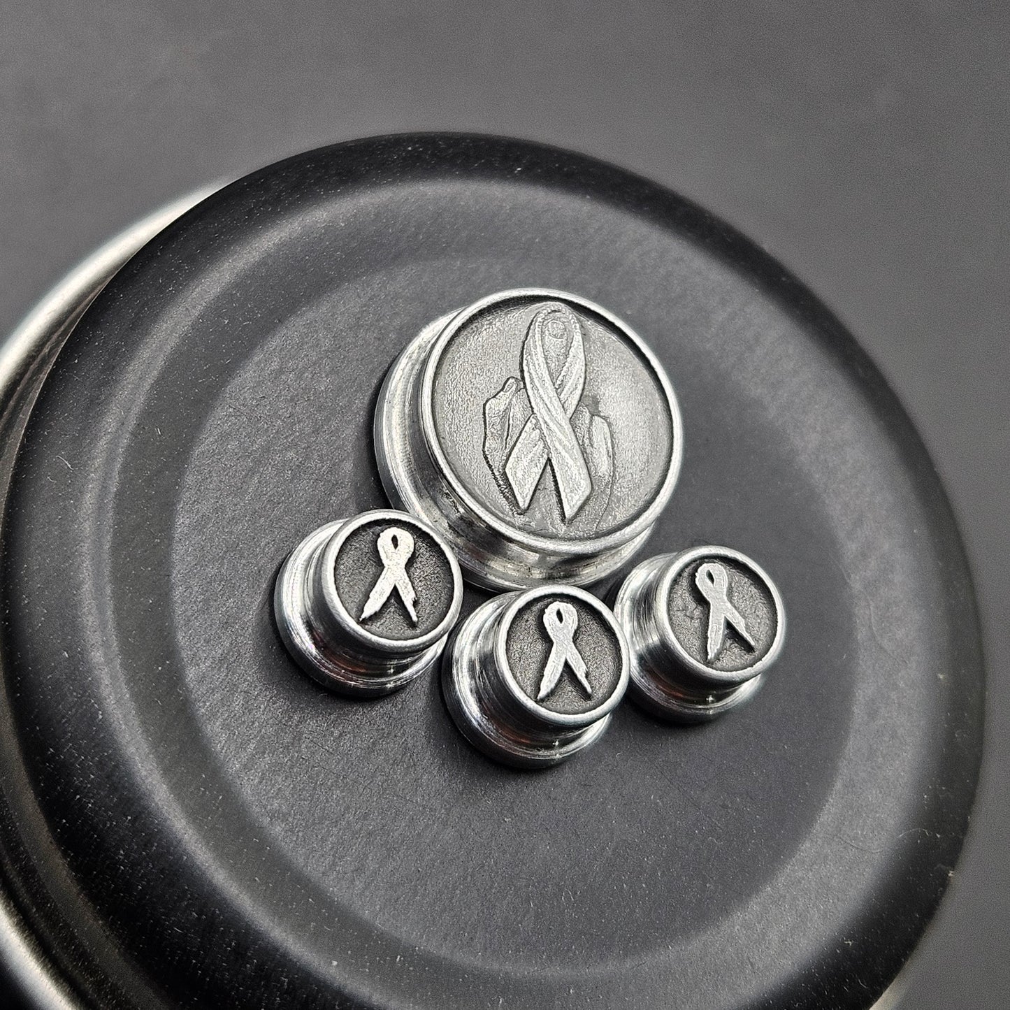 LASER ENGRAVED BMM BUTTON FU*K CANCER DESIGN(FULL SET)