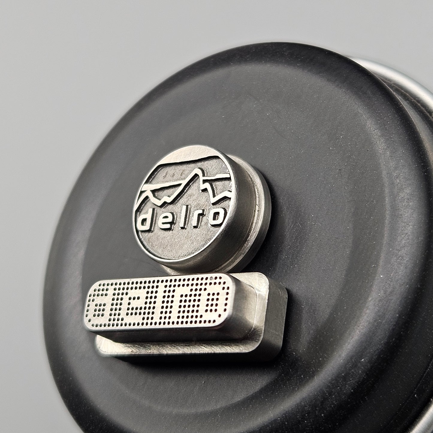 LASER ENGRAVED DELRO D60E BUTTON SET DELRO MOUNTAIN DESIGN