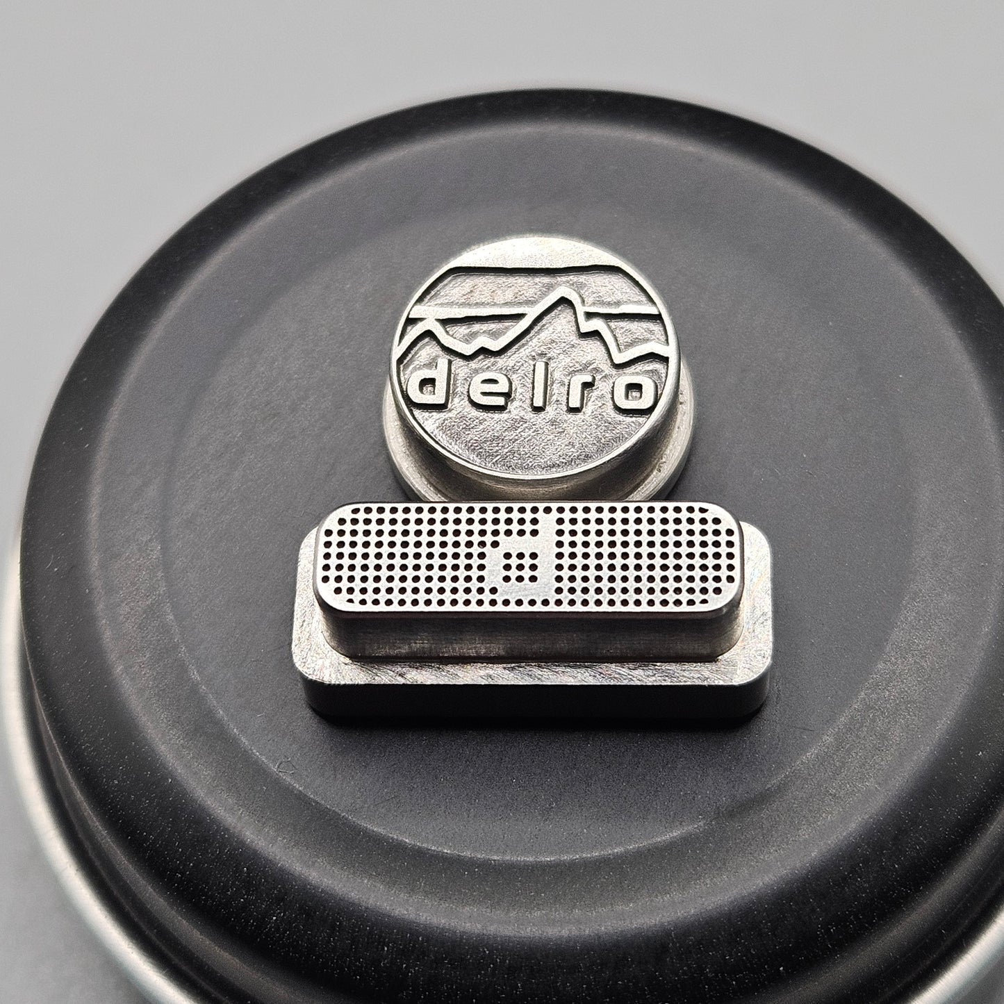 LASER ENGRAVED DELRO D60E BUTTON SET DELRO MOUNTAIN DESIGN