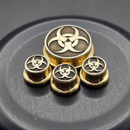 LASER ENGRAVED BMM BUTTON BIO HAZARD DESIGN (FULL SET)