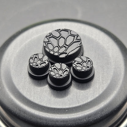 LASER ENGRAVED BMM BUTTON KRYPTEK PATTERN FULL SET