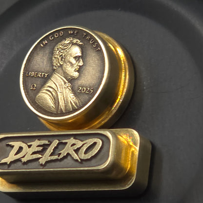 LASER ENGRAVED DELRO D60E BUTTON SET PENNY DESIGN