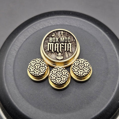 LASER ENGRAVED BOX MOD MAFIA DESIGN WITH GOYARD PATTERN (FULL SET)